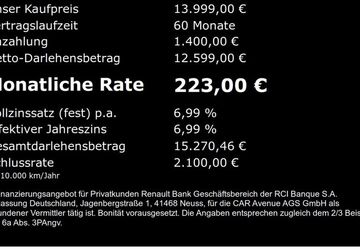 Renault Twingo 10.535 km 13.999 &euro; Saarbrücken 66115