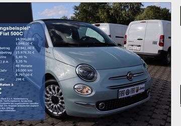 Fiat 500C 16.470 km 14.990 &euro; Saarbrücken - Dudweiler 66125