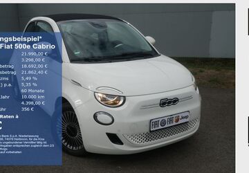 Fiat 500e 8.716 km 21.990 &euro; Saarbrücken - Dudweiler 66125
