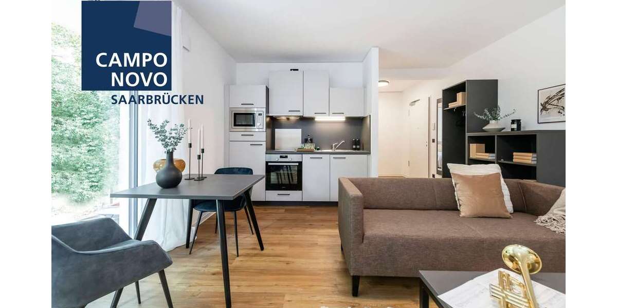 Etagenwohnung Saarbrücken St. Johann - 2 Zimmer, 52 m&sup2;, 1.089&euro; | Angebot:27446349