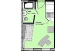 Etagenwohnung Saarbrücken - 1 Zimmer, 21 m&sup2;, 450&euro; | Angebot:26178321
