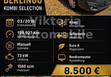 Citroen Berlingo 159.927 km 8.500 &euro; Saarlouis 66740