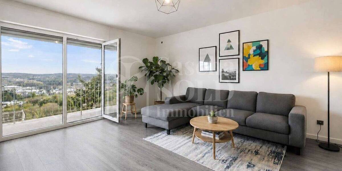 Erstbezug nach Sanierung - ab August - Helle 2-Zimmer-Wohnung mit Balkon und Panoramablick - Etagenwohnung Spiesen-Elversberg Elversberg | Angebot:26573144
